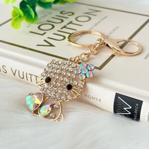 Hello Kitty Iridescent Keychain/Bag Charm
